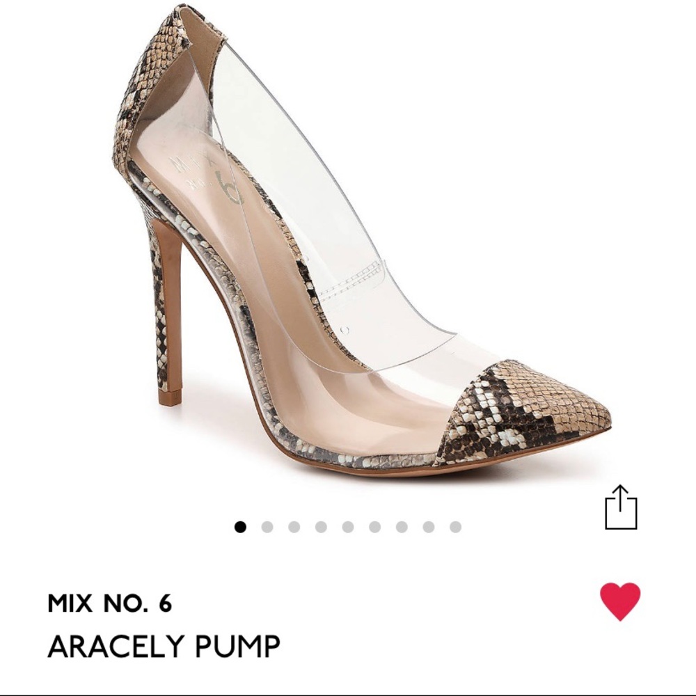 Snake skin heels